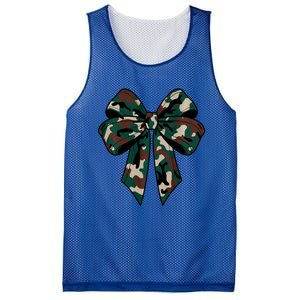 Coquette Bow Camouflage Mesh Reversible Basketball Jersey Tank