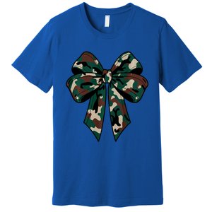 Coquette Bow Camouflage Premium T-Shirt