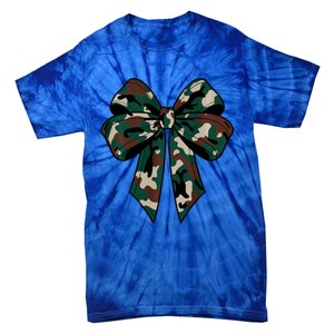 Coquette Bow Camouflage Tie-Dye T-Shirt