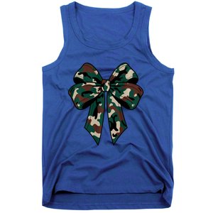 Coquette Bow Camouflage Tank Top