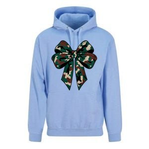 Coquette Bow Camouflage Unisex Surf Hoodie