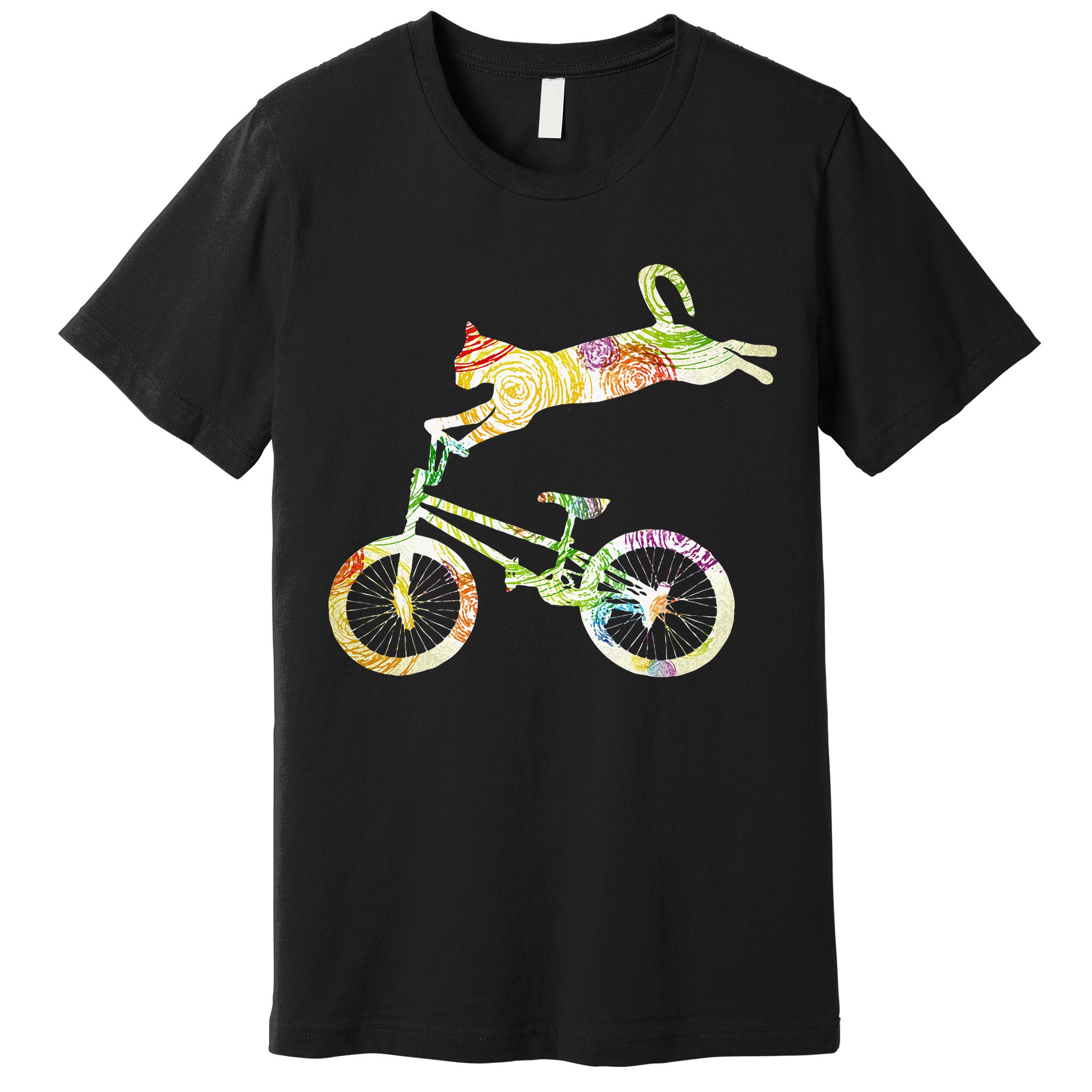 Cat Bike Cycling Bicycle Your Gift Collection Premium T-Shirt
