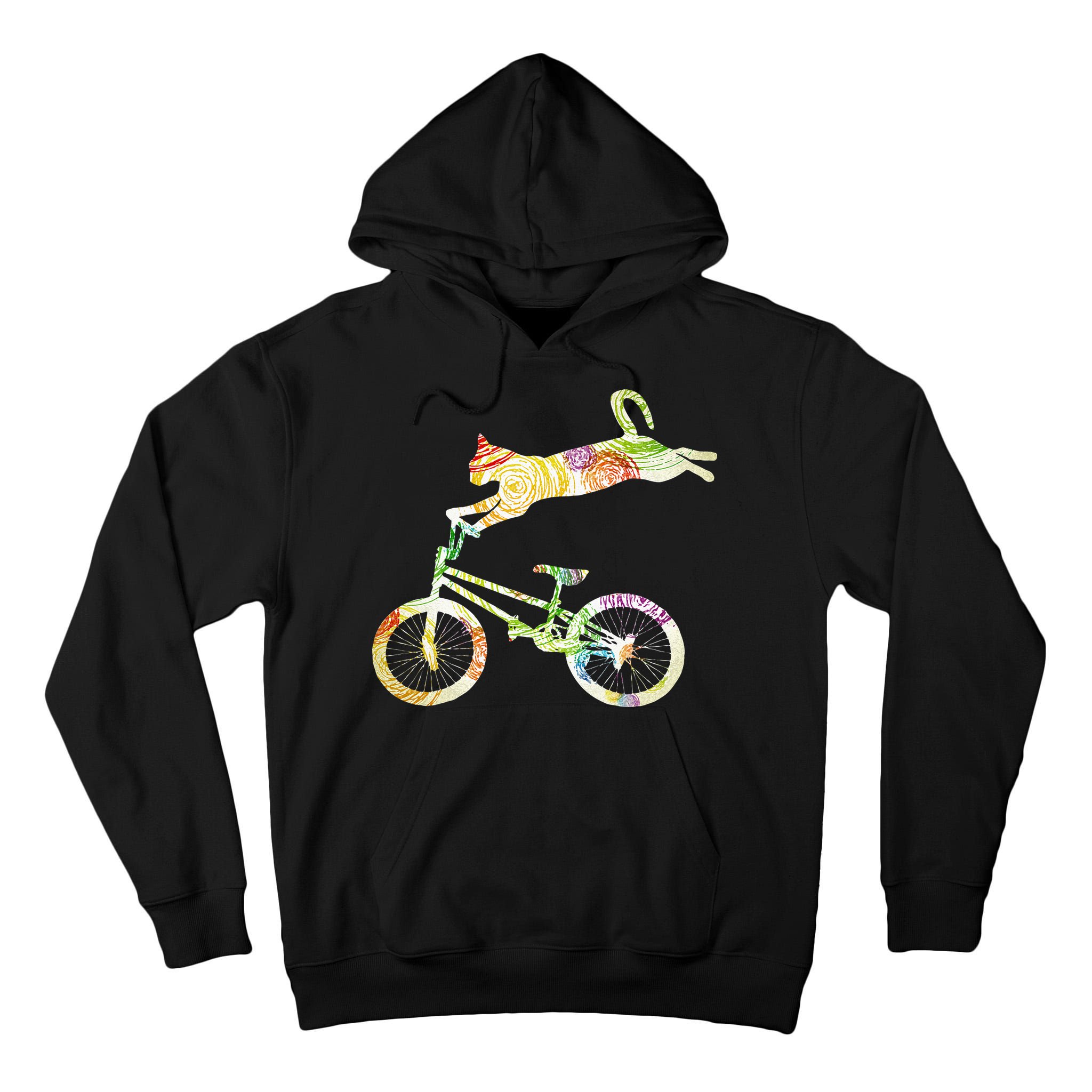 Cat Bike Cycling Bicycle Your Gift Collection Tall Hoodie