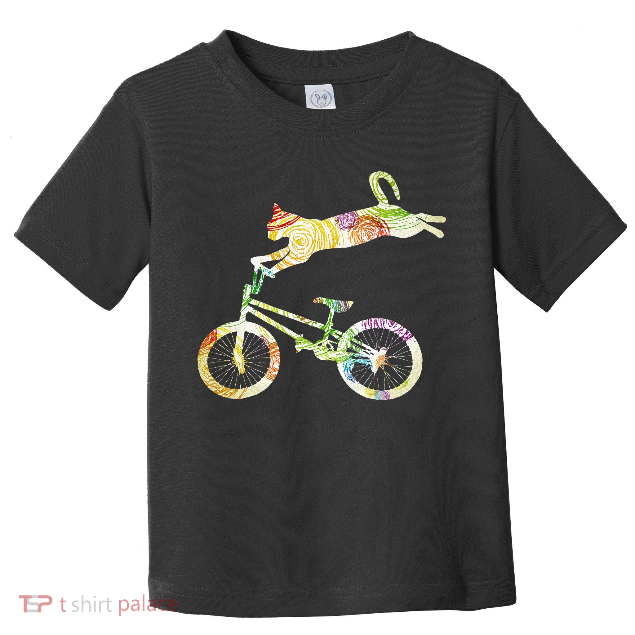Cat Bike Cycling Bicycle Your Gift Collection Toddler T-Shirt