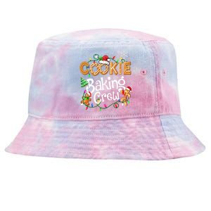 Cookie Baking Crew Cooking Lover Santa Xmas Gingerbread Tie-Dyed Bucket Hat