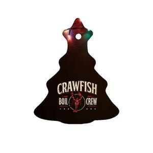 Crawfish Boil Crew Cajun Season Lover Party Funny Ceramic Tree Ornament