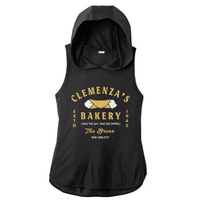 Clemenzas Bakery Ladies PosiCharge Tri-Blend Wicking Draft Hoodie Tank