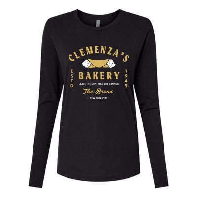 Clemenzas Bakery Womens Cotton Relaxed Long Sleeve T-Shirt