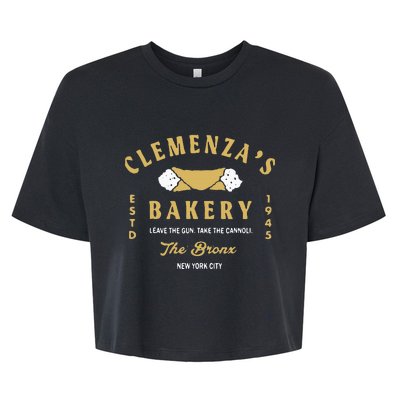 Clemenzas Bakery Bella+Canvas Jersey Crop Tee