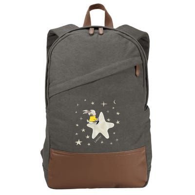 Celestial Bunny Cotton Canvas Backpack