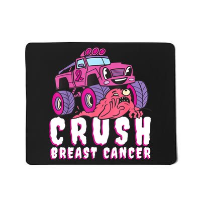 Crush Breast Cancer Awareness Monster Truck October Pink Mousepad