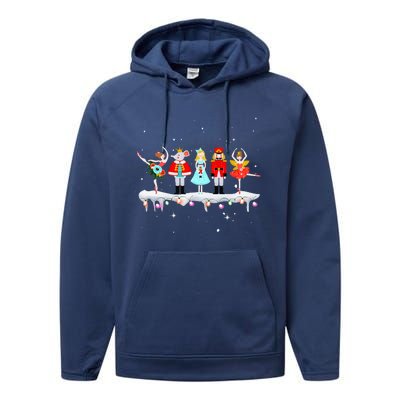 Christmas Ballet Clara Mouse King Princess Nutcracker Performance Fleece Hoodie