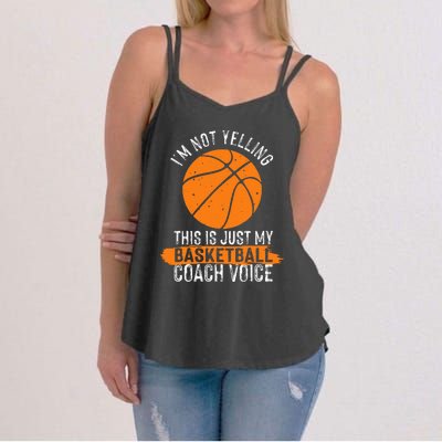 Cool Basketball Coach  Basketball Coaching Voice Women's Strappy Tank