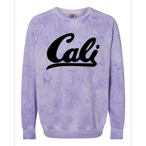 CALI Black Colorblast Crewneck Sweatshirt