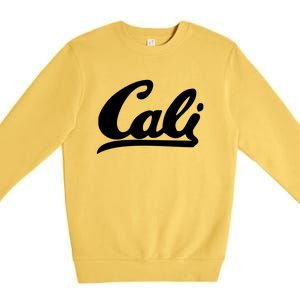 CALI Black Premium Crewneck Sweatshirt