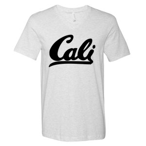 CALI Black V-Neck T-Shirt