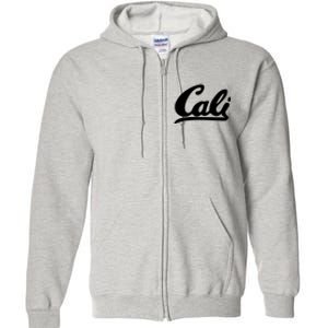 CALI Black Full Zip Hoodie