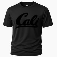 CALI Black Cooling Performance Crew T-Shirt