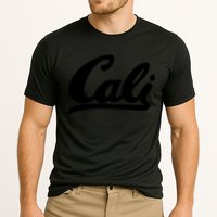 CALI Black Cooling Performance Crew T-Shirt
