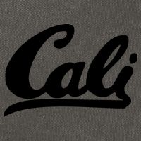 CALI Black Cotton Canvas Backpack