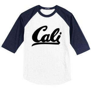 CALI Black Baseball Sleeve Shirt