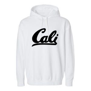 CALI Black Garment-Dyed Fleece Hoodie