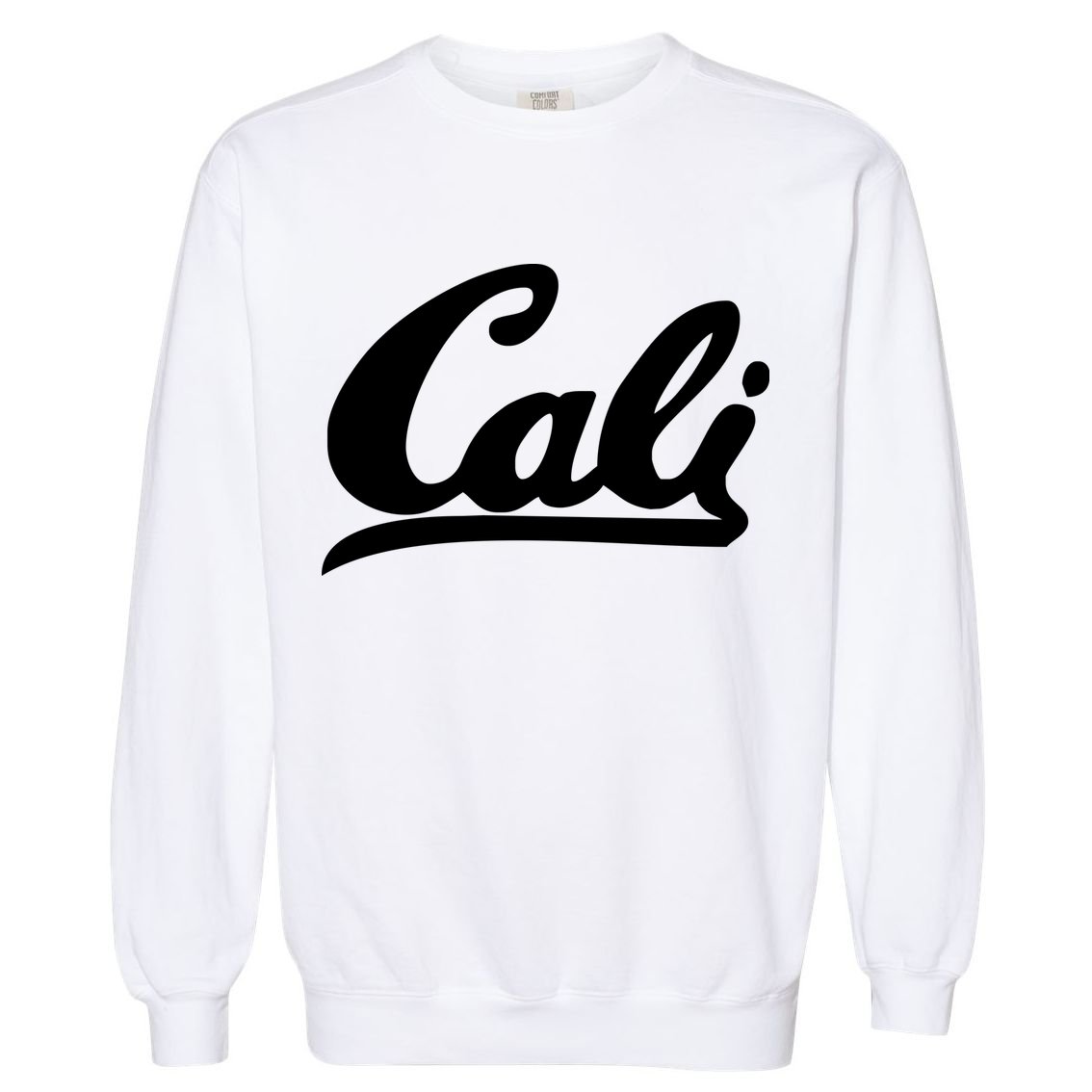CALI Black Garment-Dyed Sweatshirt