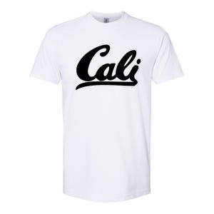 CALI Black Softstyle CVC T-Shirt