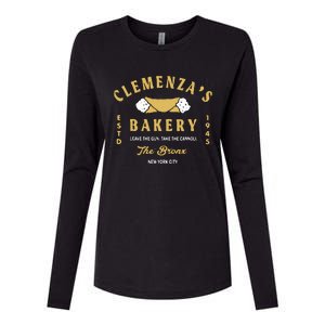 Clemenzas Bakery Womens Cotton Relaxed Long Sleeve T-Shirt