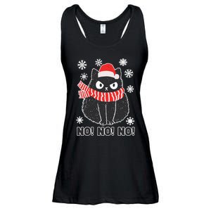 Cute Black Cat Xmas Christmas Xmas Outfit Ladies Essential Flowy Tank