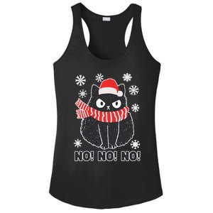 Cute Black Cat Xmas Christmas Xmas Outfit Ladies PosiCharge Competitor Racerback Tank