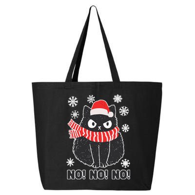 Cute Black Cat Xmas Christmas Xmas Outfit 25L Jumbo Tote