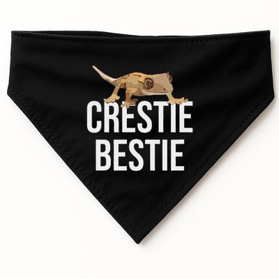 Crestie Bestie Crested Gecko Reptile Lizard Pet Lover Gift USA-Made Doggie Bandana