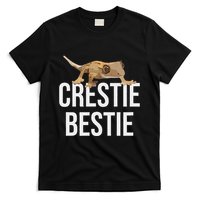 Crestie Bestie Crested Gecko Reptile Lizard Pet Lover Gift T-Shirt