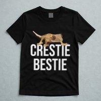 Crestie Bestie Crested Gecko Reptile Lizard Pet Lover Gift T-Shirt