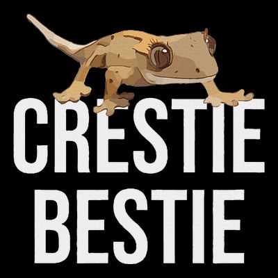 Crestie Bestie Crested Gecko Reptile Lizard Pet Lover Gift T-Shirt