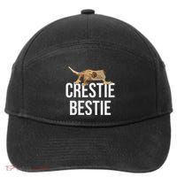 Crestie Bestie Crested Gecko Reptile Lizard Pet Lover Gift 7-Panel Snapback Hat