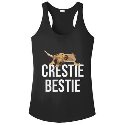 Crestie Bestie Crested Gecko Reptile Lizard Pet Lover Gift Ladies PosiCharge Competitor Racerback Tank