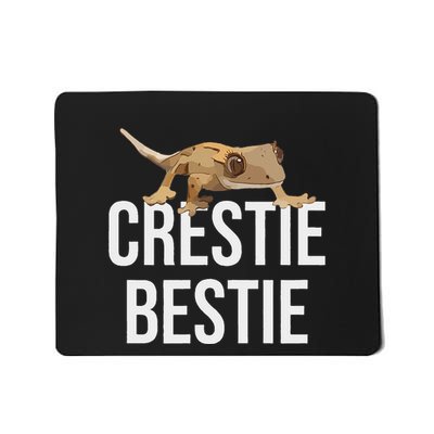 Crestie Bestie Crested Gecko Reptile Lizard Pet Lover Gift Mousepad
