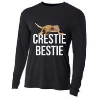 Crestie Bestie Crested Gecko Reptile Lizard Pet Lover Gift Cooling Performance Long Sleeve Crew
