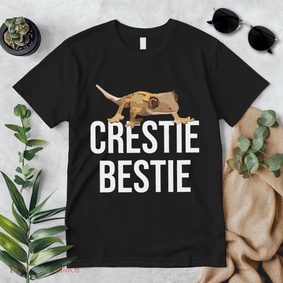 Crestie Bestie Crested Gecko Reptile Lizard Pet Lover Gift Premium T-Shirt