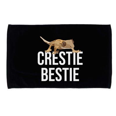 Crestie Bestie Crested Gecko Reptile Lizard Pet Lover Gift Microfiber Hand Towel