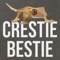 Crestie Bestie Crested Gecko Reptile Lizard Pet Lover Gift Cotton Canvas Backpack