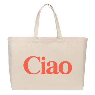 Ciao Bella Cotton Canvas Jumbo Tote