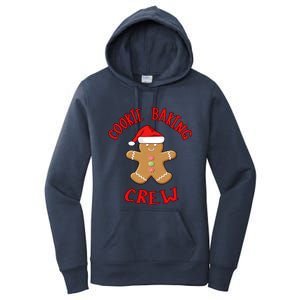 Cookie Baking Crew Gift Gingerbread With Santa Hat Gift Women's Pullover Hoodie