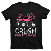 Crush Breast Cancer Awareness Monster Truck T-Shirt