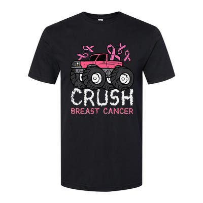 Crush Breast Cancer Awareness Monster Truck Softstyle CVC T-Shirt