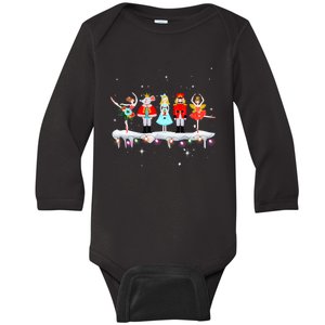 Christmas Ballet Clara Mouse King Princess Nutcracker Baby Long Sleeve Bodysuit