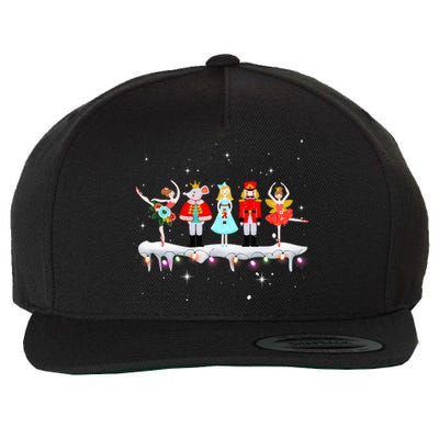 Christmas Ballet Clara Mouse King Princess Nutcracker Wool Snapback Cap