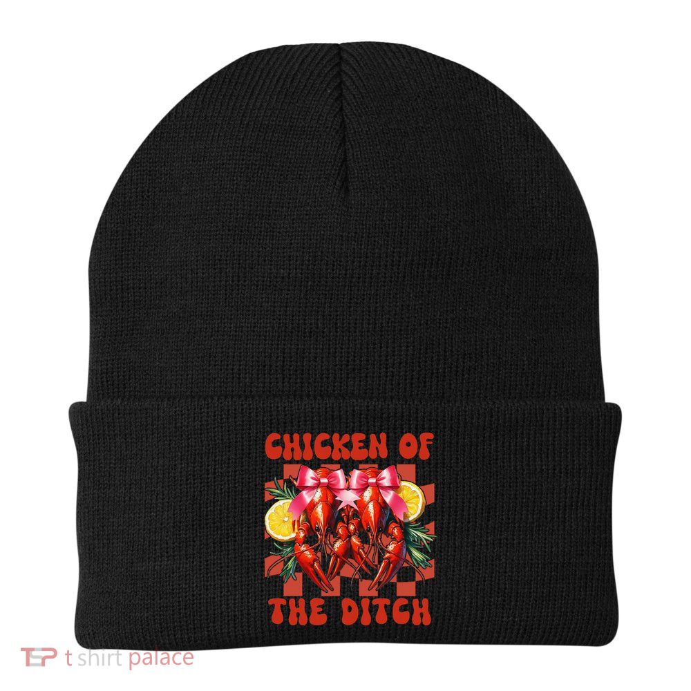 Crawfish Boil Coquette Bow Cajun Seafood Chicken Of Ditch Beanie